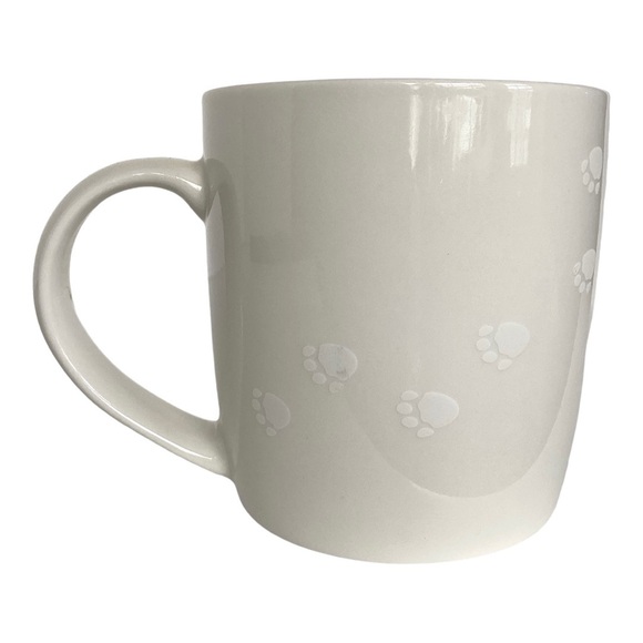 Starbucks Paw Print Coffee Tea Mug White With Green Mermaid - Picture 9 of 15